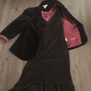 White and Black Size Zero Black Dress